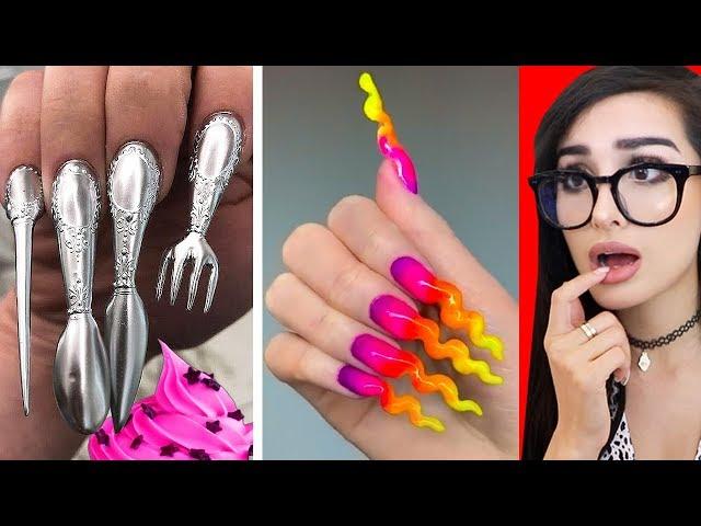 Weirdest NAIL ART that should NOT EXIST