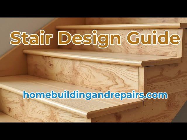 Stair Design Planning For Tread And Risers Measurements That Can Be Comfortable And Safe