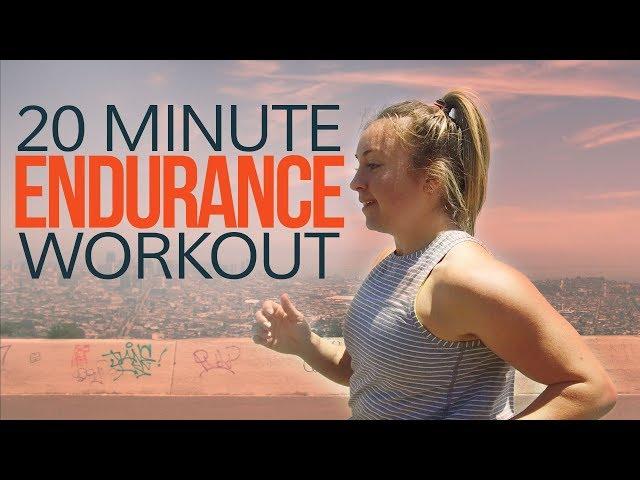 20 Minute Endurance Running Workout [Follow Along]