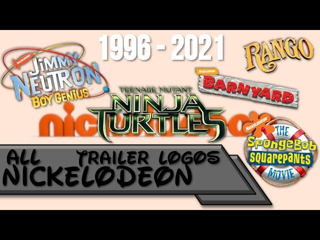 All Nickelodeon Trailer Logos (1996-2021)