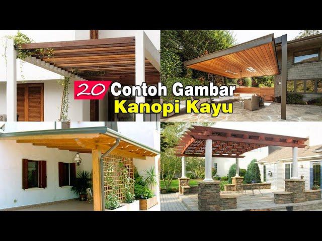 081285288188 | Contoh Desain Kanopi Kayu Minimalis Kesan Natural