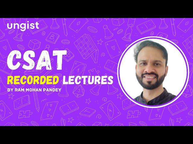 UPSC CSAT Recorded Lectures | UPSC CSAT Number System | UPSC CSAT Quantitative Aptitude | @UNGISTIAS