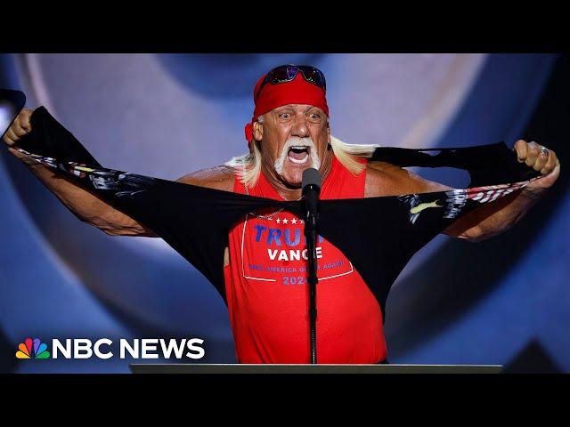 WATCH: Hulk Hogan rips off shirt at Republican National Convention