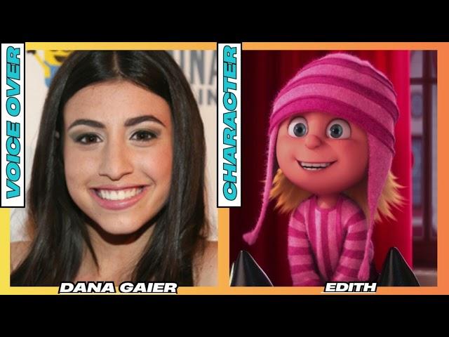 COMPARISON VOICE OVER AND CAST DESPICABLE ME 3