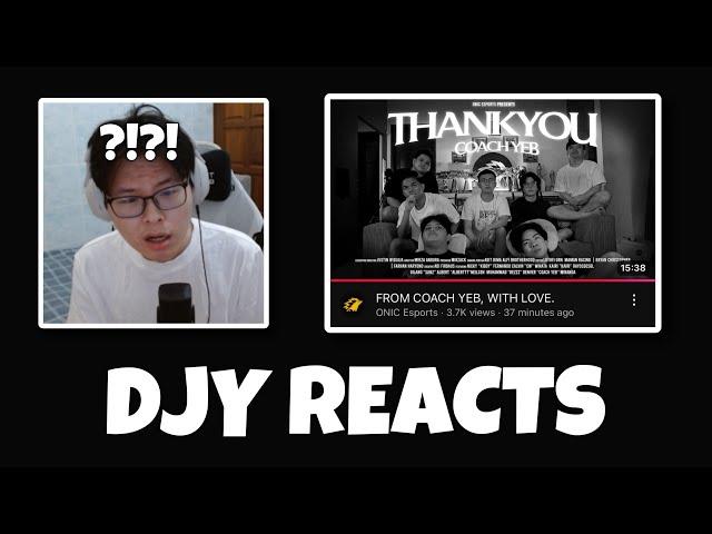 THANK YOU, COACH YEB FAREWELL!! DJY REACTS 