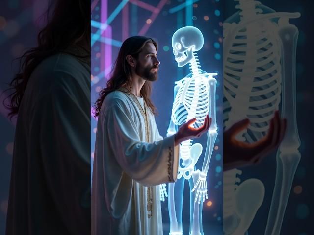 Jesus vs Future Tech: Hologram Skeleton Explained #jesus #amen #god