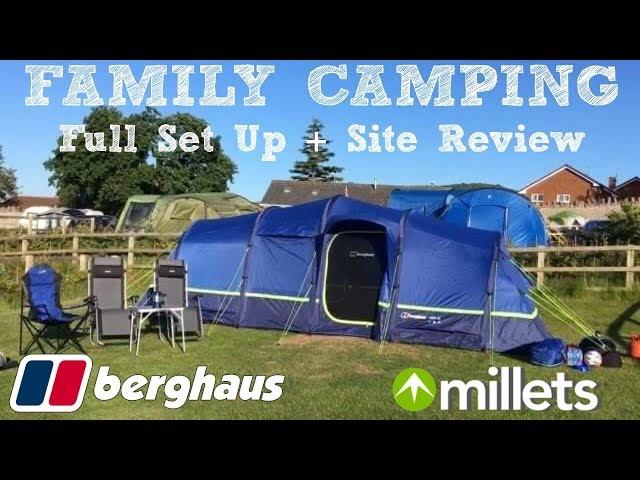 FAMILY CAMPING VLOG | FULL SET UP & SITE REVIEW | BERGHAUS AIR 6