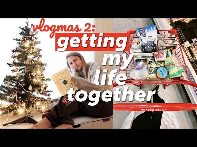 Back to New York, Grocery Haul & Getting my life together | Vlogmas 2, 2019