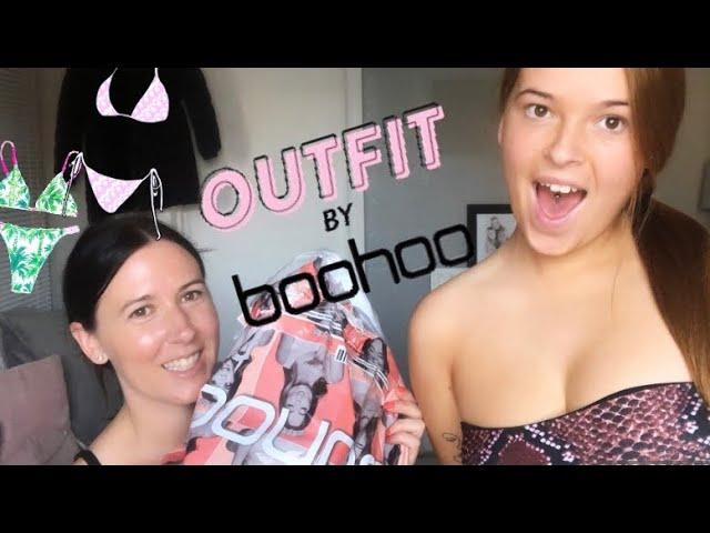 BOOHOO bikini try on haul || Mother & Daughter