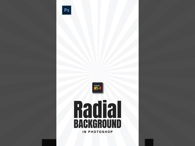 How to make Radial Background in Adobe Photoshop