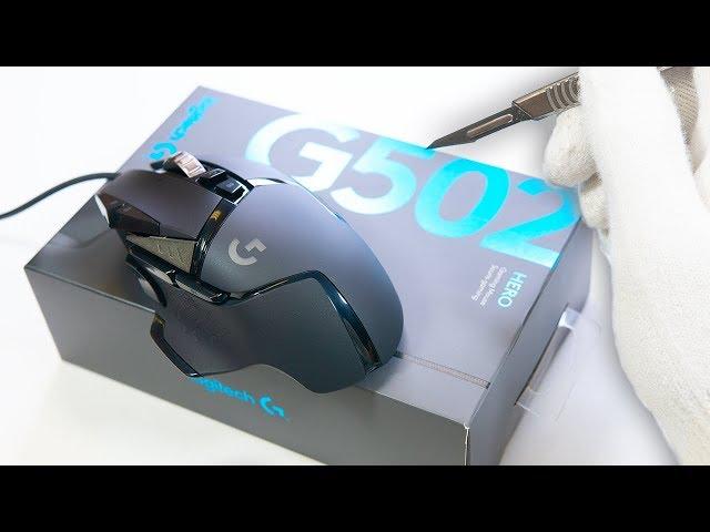 Logitech G502 Gaming Mouse Unboxing - ASMR
