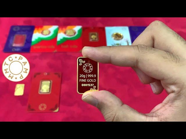 MMTC PAMP 24K 20 Gram Gold Bar (Peacock) Unboxing - eJOHRI 4S Gold Enterprises | Indian Bullionaire