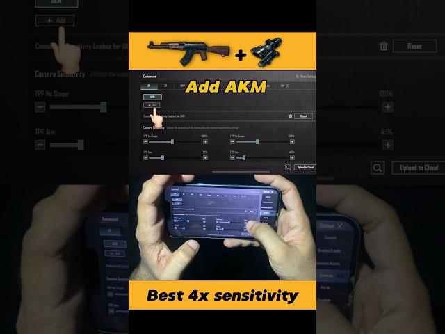 AKM 4X Zero Recoil sensitivity | 4x no Recoil Spray | 4x Zero Recoil Sensitivity with Gyroscope