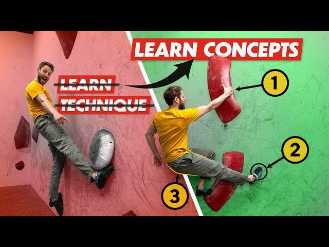 Learn 100+ Climbing Techniques With Just 4 Movement Concepts