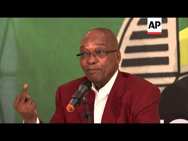 South African President Jacob Zuma comments on corruption