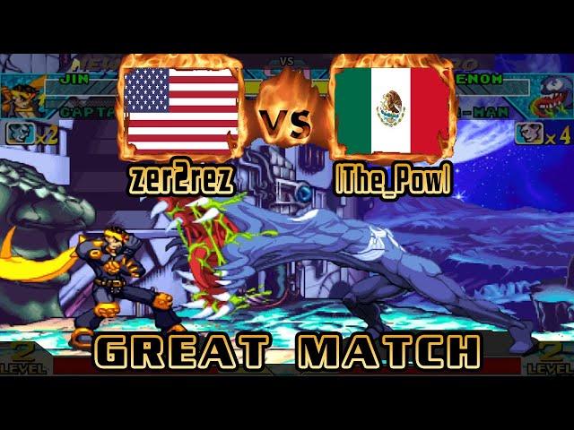 Marvel VS Capcom - zer2rez (USA) VS (MEX) |The_Pow| [mvsc] [Fightcade] マーベルvsカプコン