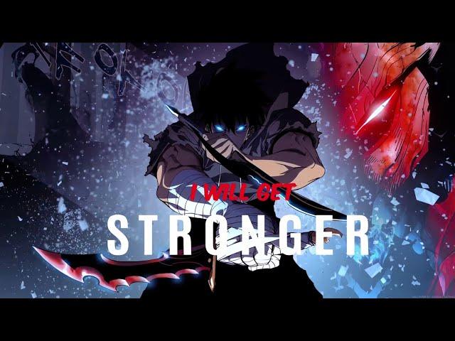 I WILL GET STRONGER | SUNG JIN-WOO AMV/ASMV 4K EDIT | SOLO LEVELING | ENGLISH SPEECH | QUOTE