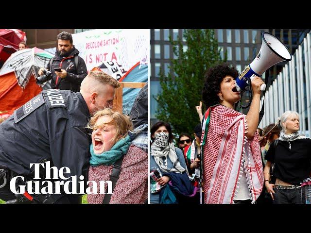 Pro-Palestinian protests spread across European universities