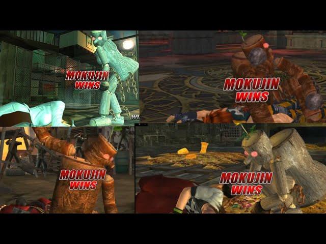 Mokujin humiliating Charecters with their own Win poses  | Tekken 5 Dark Resurrection