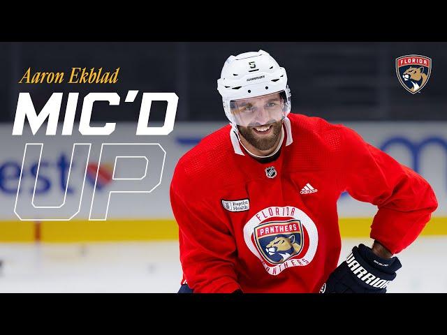 "I forgot I Was Mic'd Up" | Aaron Ekblad Mic'd Up at Team Pic Day