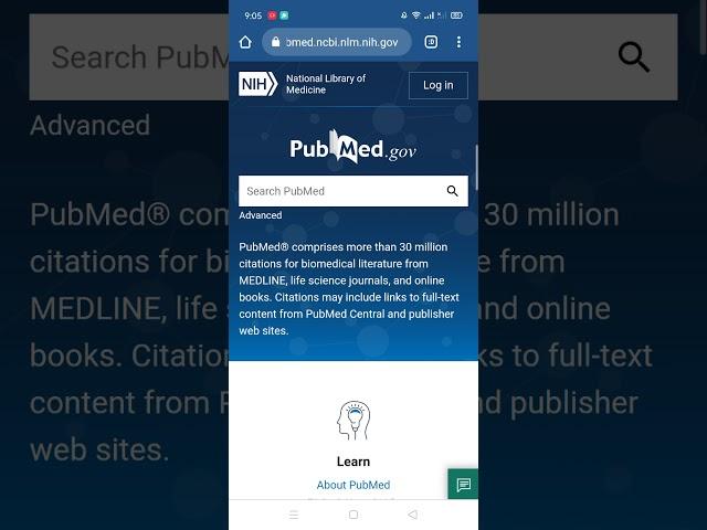 How to search on pubmed