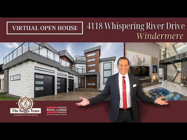 Windermere Home Tour in Edmonton| Virtual Open House Tour- 4118 Whispering River Drive NW|Mani Bagga