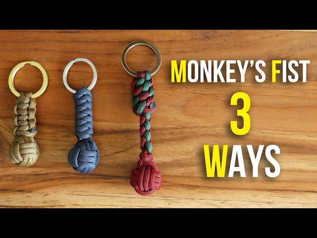 3 Great Ways To Finish A Monkey's Fist Key Chain