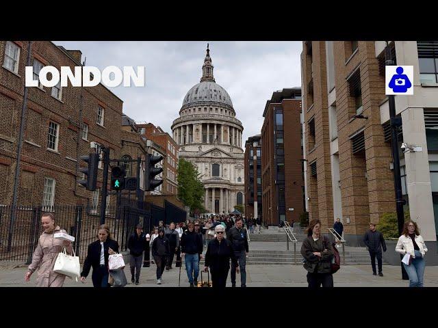 City of London Walking Tour  St Paul’s Cathedral I London Street Food  | Central London Walk