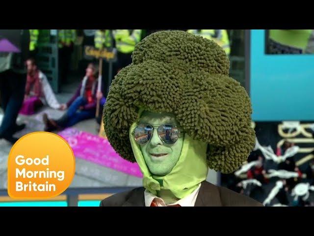 Piers and Susanna's Awkward Interview With Climate Change Activist Mr Broccoli | GMB