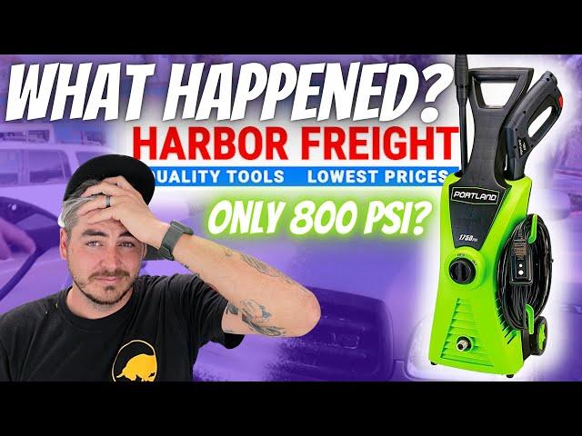 Harbor Freight Pressure Washer | Portland 1750 Power Washer UPDATE!