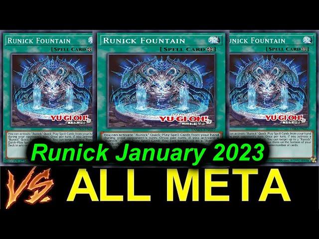 【EDOPRO】RUNICK VS ALL META DECKS January 2023