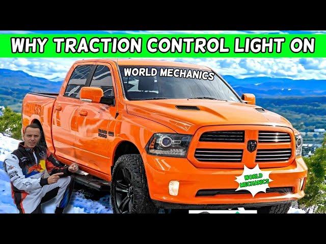 DODGE RAM WHY TRACTION CONTROL LIGHT ON 1500 2500 3500 2013 2014 2015 2016 2017 2018