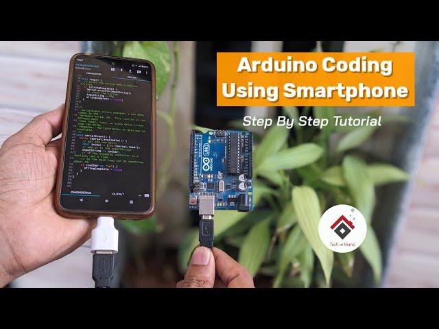 How to program Arduino using smartphone | Arduino Droid tutorial, Arduino coding Using Mobile 