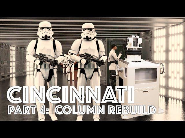 Column Rebuild:  Part 4 - Restoring The Column of CINCINNATI No. 2 Tool and Cutter Grinder