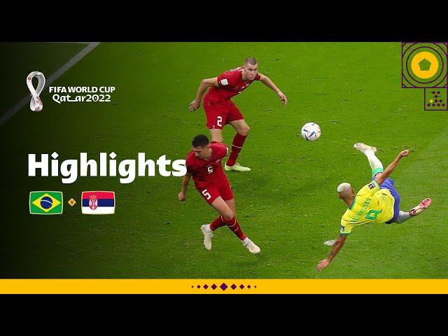 STUNNING Richarlison goal! | Brazil v Serbia highlights | FIFA World Cup Qatar 2022