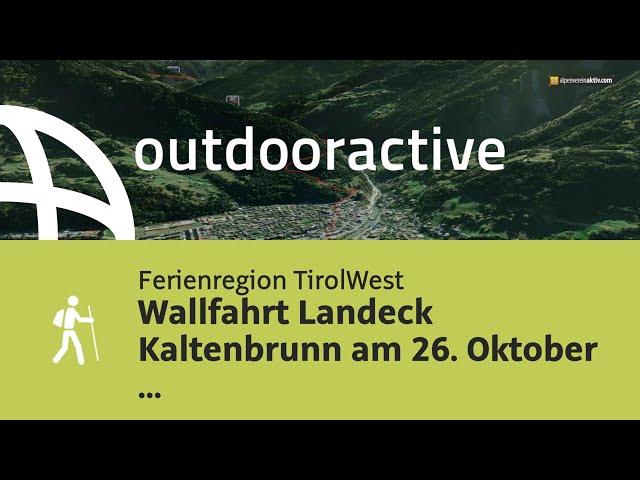 Flyover-Video: Wallfahrt Landeck Kaltenbrunn am 26. Oktober 2024