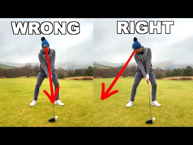 The EASIEST Way To Hit Driver Straight | Works For Irons Too