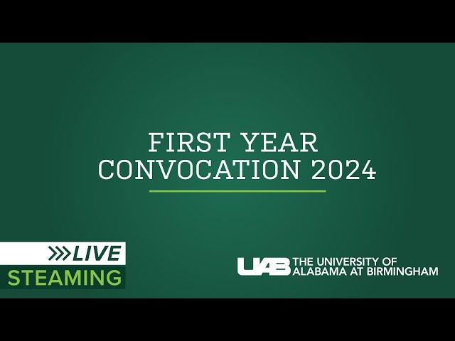 First Year Student Convocation 2024