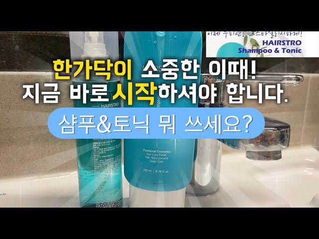 탈모 두피케어 샴푸 토닉 추천