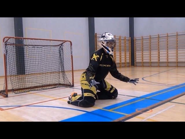 Floorball Goalie Training (NEW CHANNEL!)