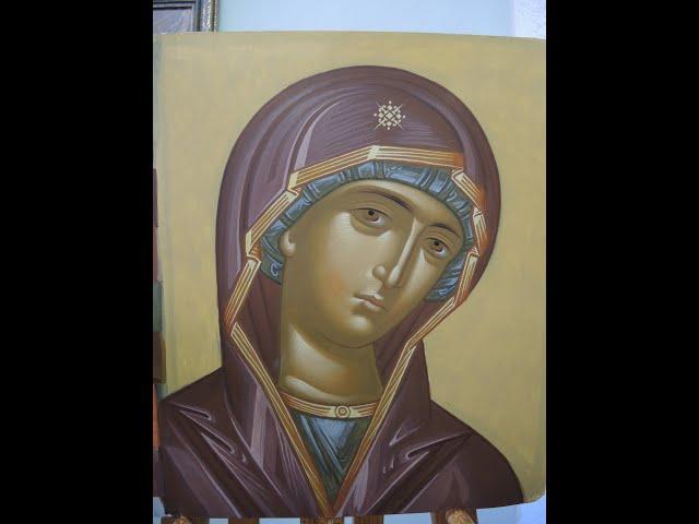 Лик Богоматери в цвете