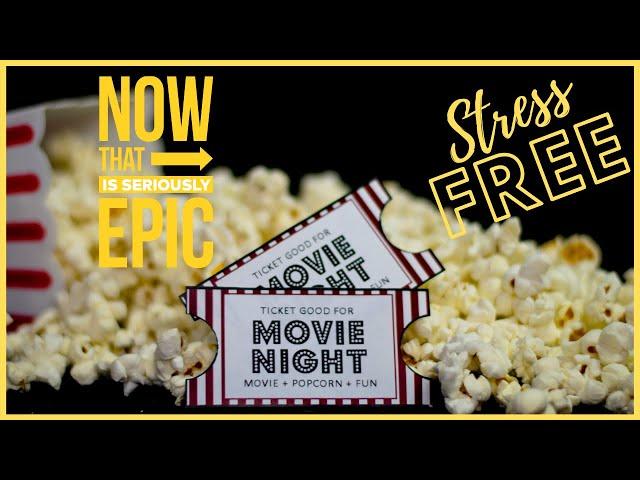 SUMMER OUTDOOR MOVIE NIGHT | TIPS FOR STRESS FREE PARTY PLANNING