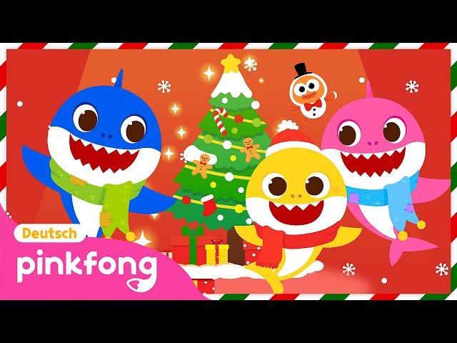 [55Min] Weihnachts-Haie dü dü dü | Mix | Weihnachtslieder | Pinkfong, Baby Hai! Kinderlieder