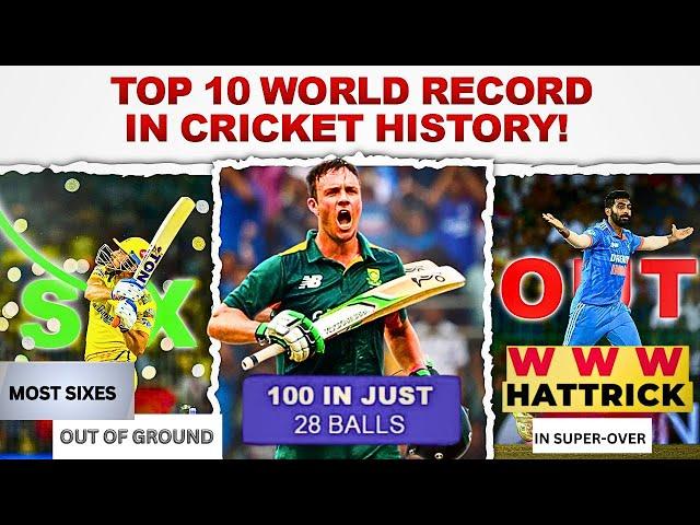 10 Amazing Unbreakable Records  in Cricket History That Will Blow Your Mind