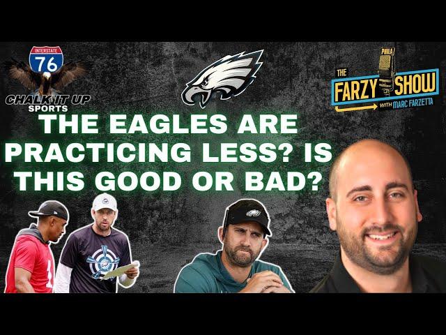 Marc Farzetta Talks Practicing Less In the Offseason | Philadelphia Eagles | Chalk It Up Sports