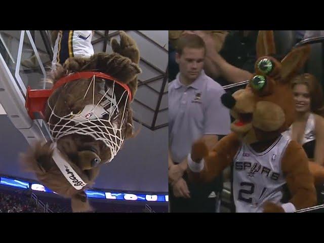 NBA FUNNY MASCOT MOMENTS