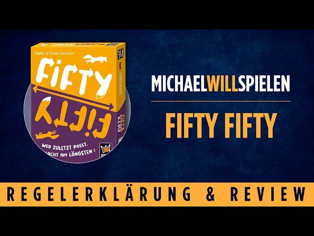 FIFTY FIFTY – Regelerklärung und Review – Ein schnelles, einfaches Kartenspiel