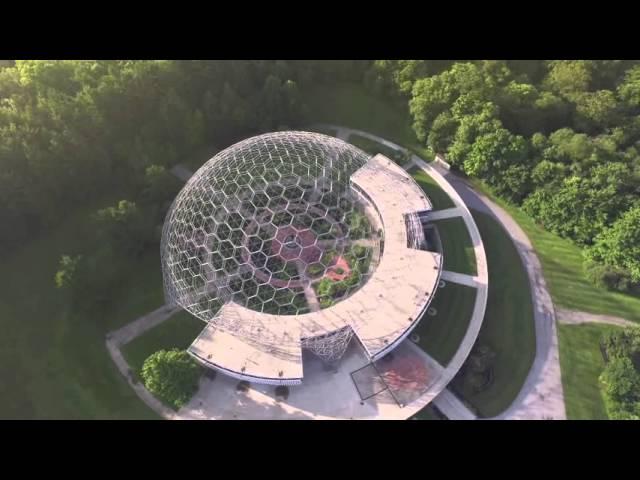 Drone Footage of the ASM International Geodesic Dome