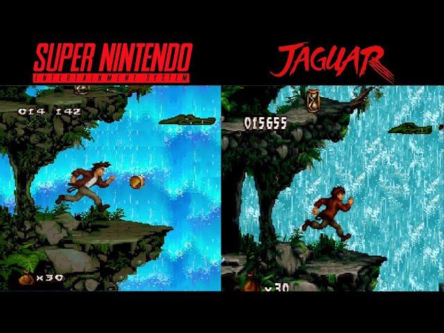 All Jaguar Vs SNES Games Compared Side By Side