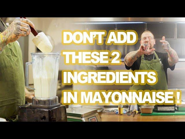 How to make mayonnaise The DOBBERS way